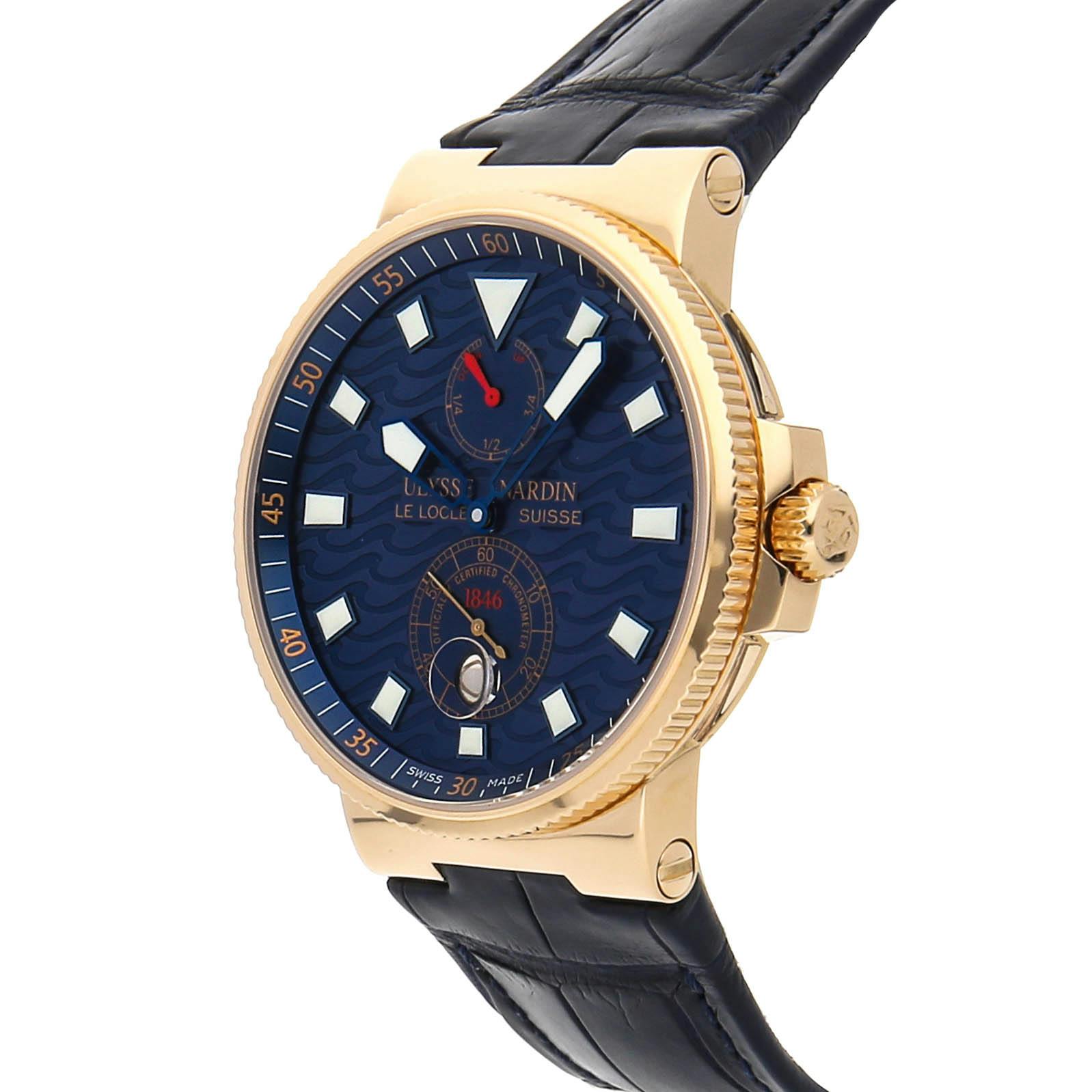 Ulysse Nardin Maxi Marine Chronometer Blue Wave Limited Edition